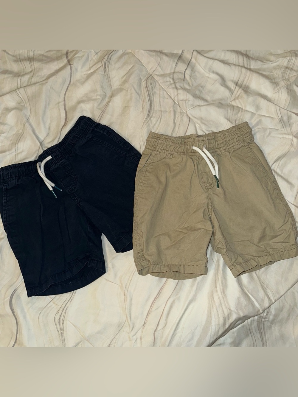 Cat & Jack Double Pack Pull-On Shorts in Black and Khaki